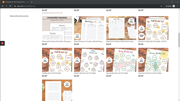 Allison Lopez - E-Printables Course Review