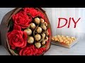 Как сделать букет из Ферреро Роше своими руками. Ferrero Rocher Bouqet.