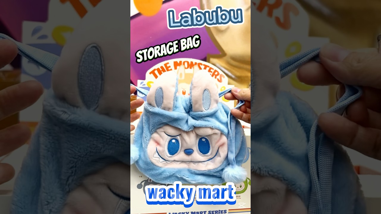 ⭐︎ラブブ⭐︎ Wacky Mart 巾着 Konjac Ball Bag グレー ラブブ 巾着 グレー ラブブ Wacky Mart 巾着 Konjac Ball グレー