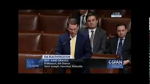 Chairman Graves’ Floor Statement on the FAA Reauthorization Act