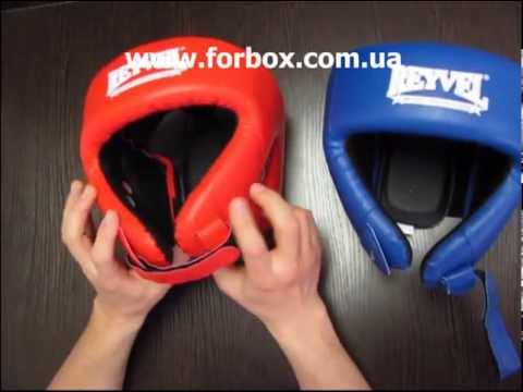 шлем боксерский открытый винил 2 REYVEL интернет магазин www.forbox.com.ua