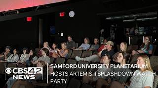 Alabama planetarium hosts Artemis II splashdown watch party