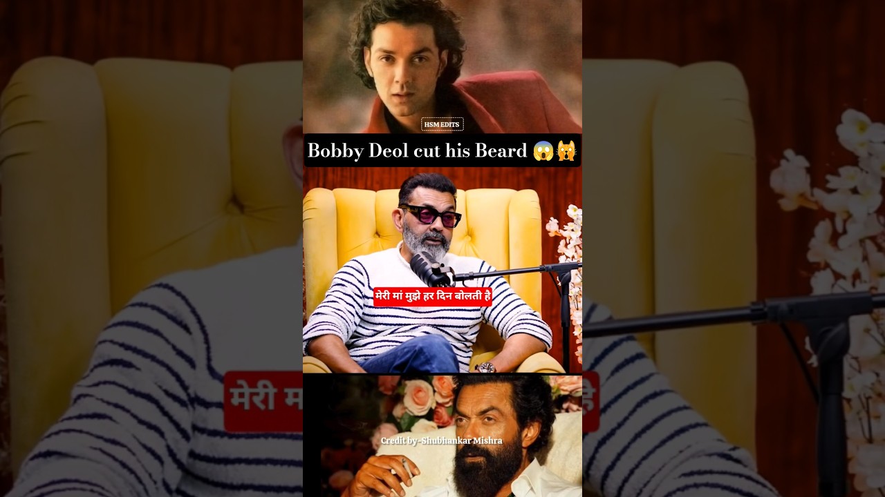 Bobby Deol cut his Beard 😱🙀