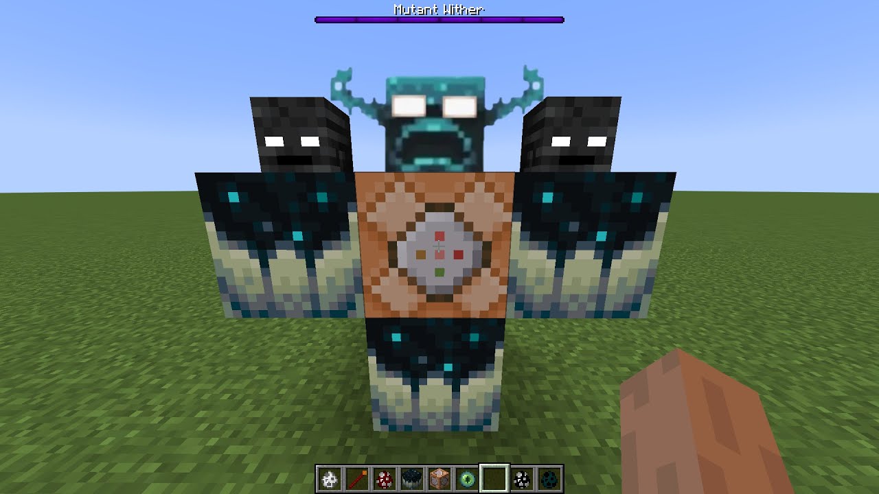 what if you create a WARDEN WITHER MUTANT in MINECRAFT - YouTube