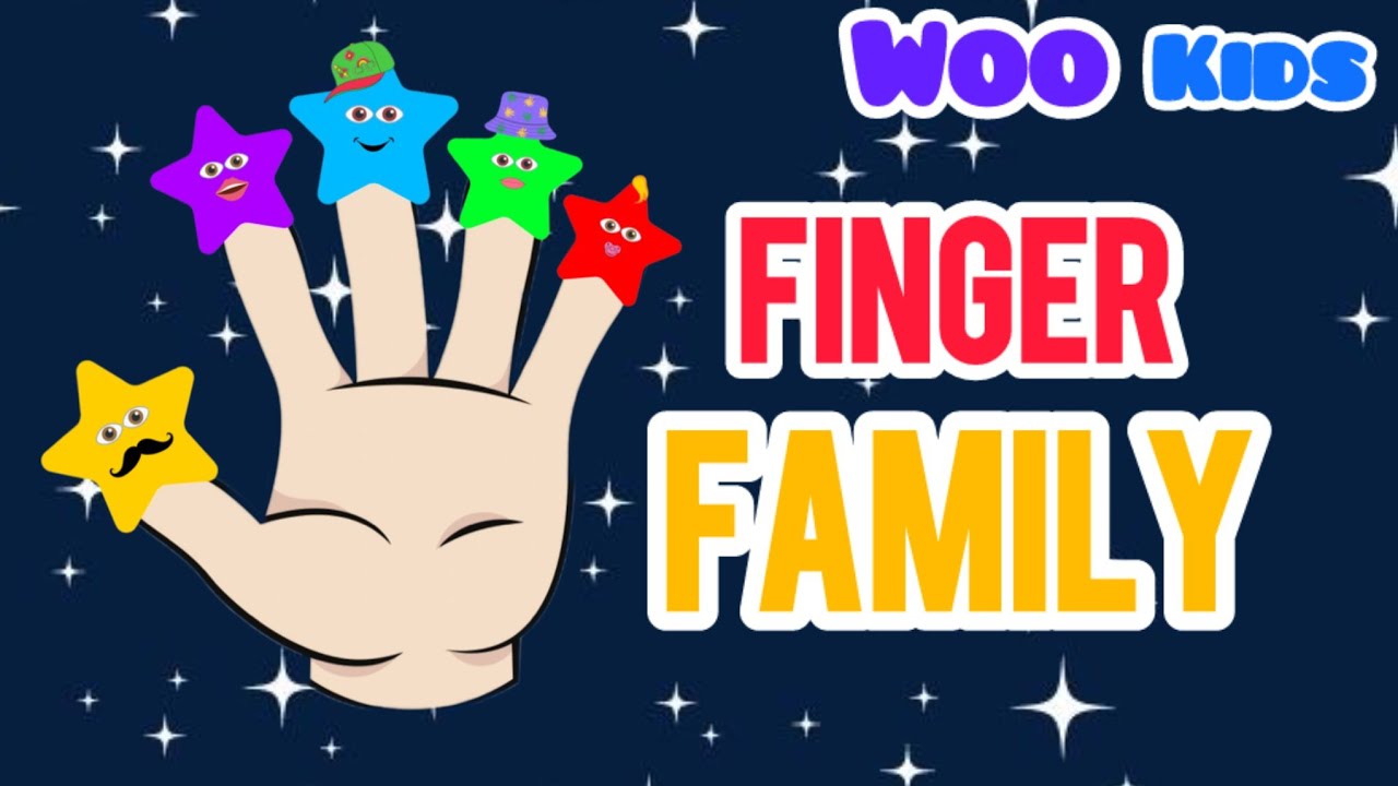 Finger Family Song | Poem For Kids | Learning Video | Woo Kids