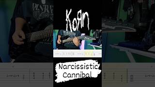 Korn - Narcissistic Cannibal 🎸🤘 #guitarcover #guitartabs #guitarlesson #guitartutorial #shorts