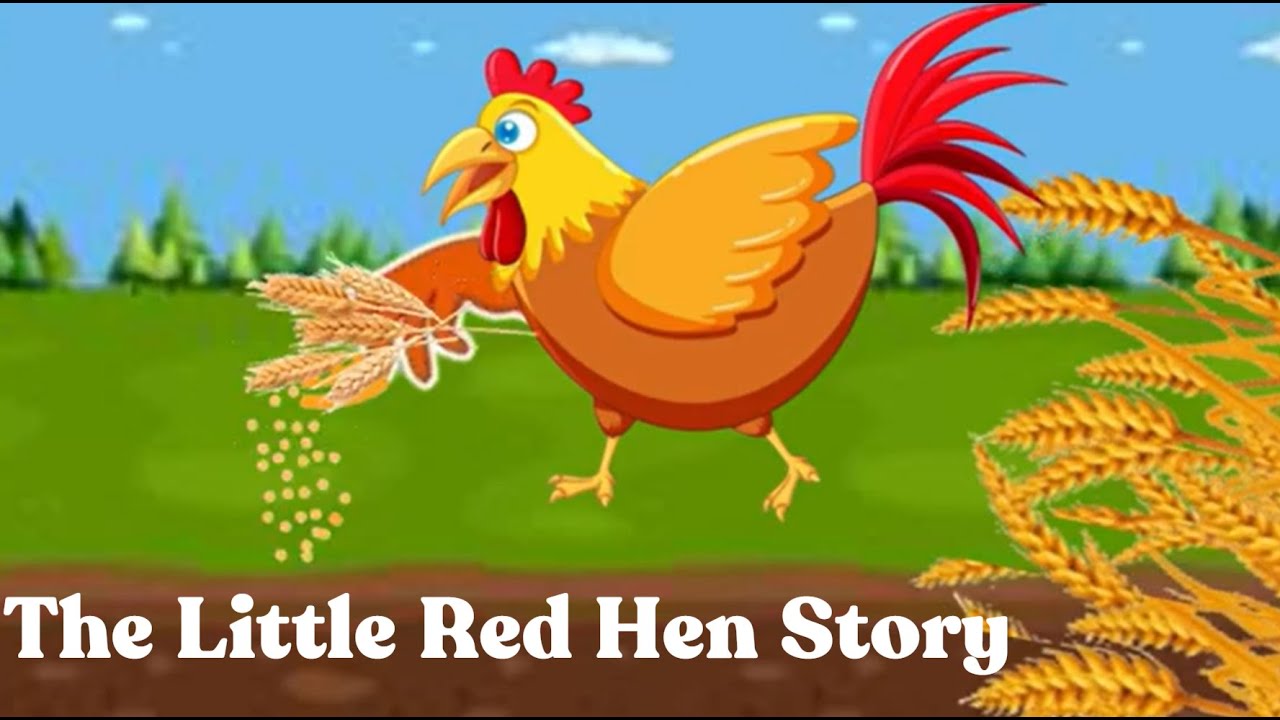 The Little Red Hen Story/Moral Stories/Short Bedtime stories for kids ...
