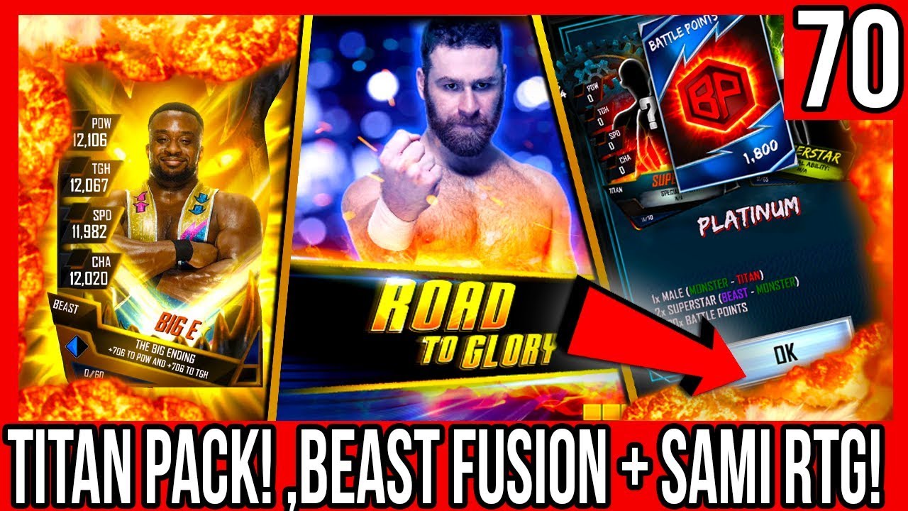 TITAN PACK, BEAST FUSION + SAMI ZAYN RTG! 