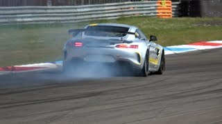 Brand new Mercedes-AMG GT4 broken on track!
