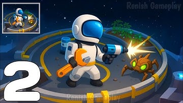 Mars Survivor - Gameplay Walkthrough Part 2 - Craft Tools And Conquer Mars (Android, iOS)