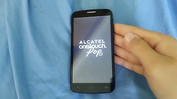 Alcatel onetouch pop C7, liga e não avança.