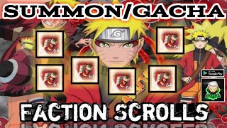 FACTION SCROLLS SUMMON/GACHA NINJA GLORY | LAST NINJA IDLE ADVENTURE screenshot 4