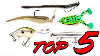 Top 5 Baits For June Bass Fishing!
