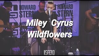 Download Lagu Miley Cyrus - Wildflowers (Tom Pretty Cover) [Live From The Howard Show] | Letra en Español MP3