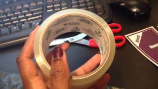 How to Laminate with Packing Tape