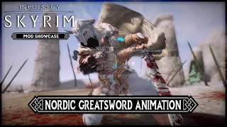 NORDIC GREATSWORD ANIMATION! | MCO ADXP | Precision 0.4 | Skyrim AE/SE: Mod Showcase!