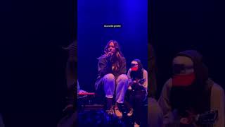 Tate McRae performing The One That Got Away By Katy Perry Live at VIP Soundcheck in San Francisco