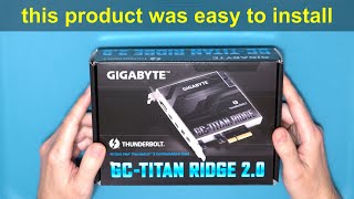 Thunderbolt pcie card for the computer
