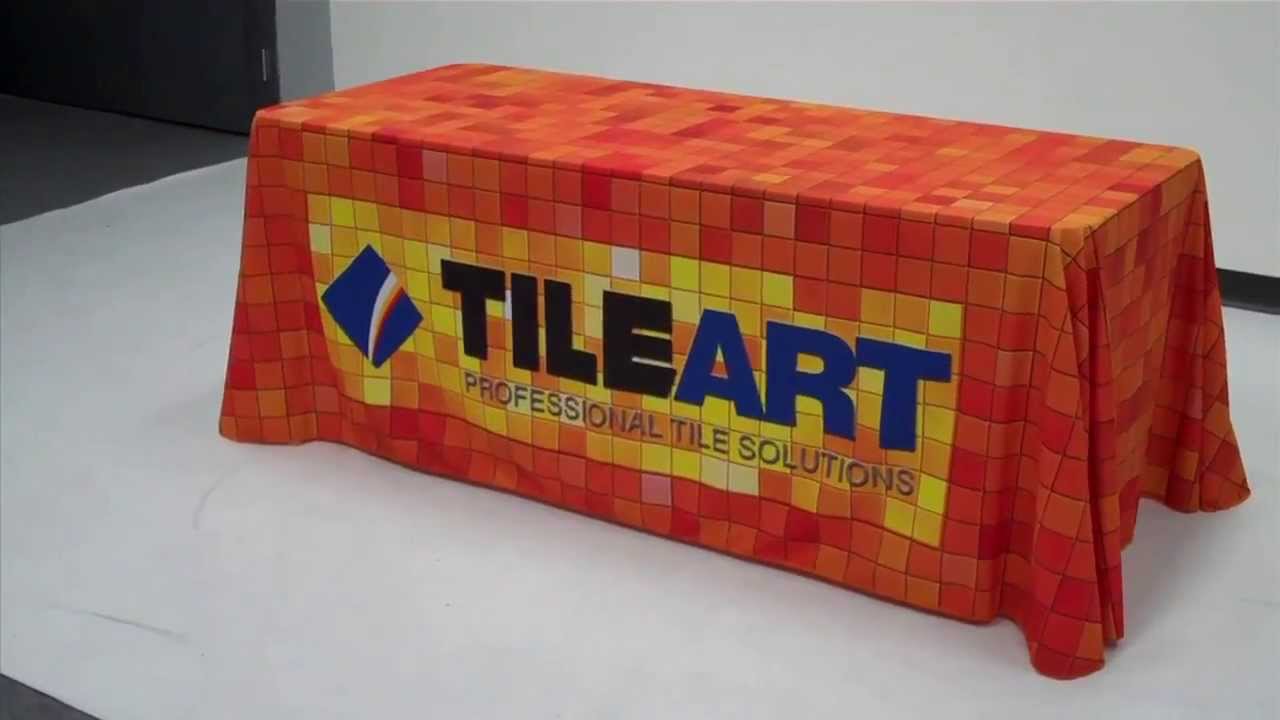 Table Throw Trade Show Exhibit Table Cover Exhibit Booth Table