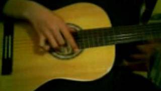 Video thumbnail of "caballo viejo guitarra española"