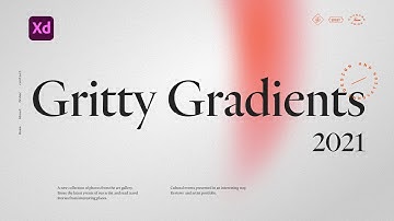 ARE GRADIENTS A NEW TREND IN ADOBE XD WEB DESIGN? I like it and I will teach you how to do it!!!