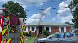 House fire in Suffolk leaves 4 displaced