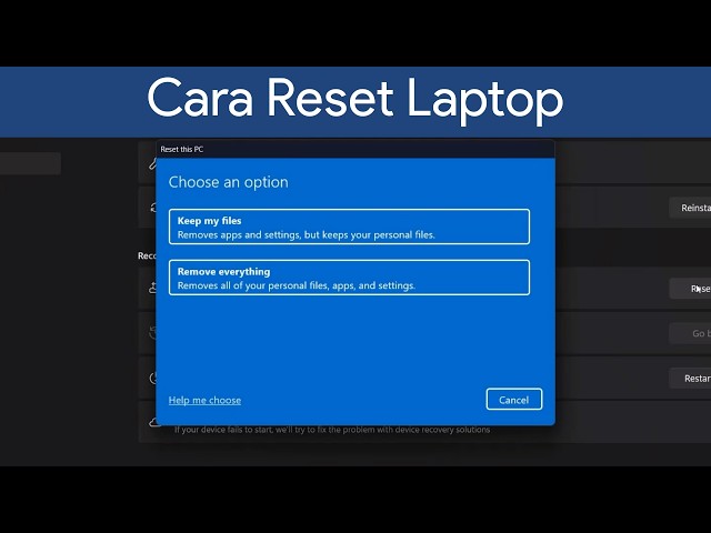 Reset.n様♡専用コーナーです♪(๑ᴖ◡ᴖ๑)♪ How to Reset a Laptop to Factory Settings - YouTube