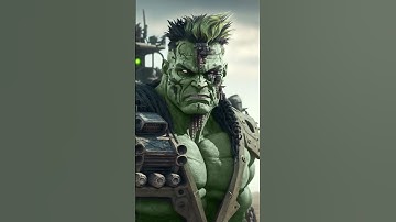 How would Hulk look if redesigned with AI technology? #hulk #aiart #digitalart #art