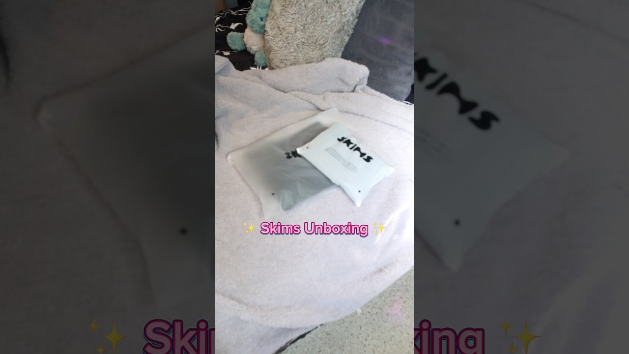 Skims Unboxing of their new cotton collection pieces 🤩 | 