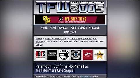 My honest reaction to transformers one not getting a sequel