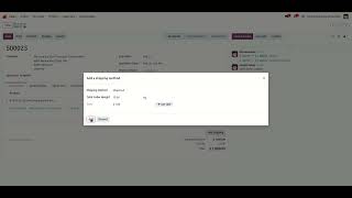 ShipCloud Shipping Integration - Backend Order Manangement Odoo