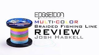Eposeidon Multi-color Braided Fishing Line Review - YouTube