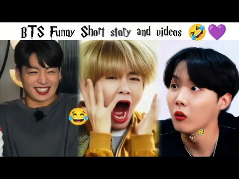 BTS Funny Short storys and videos 🤣 || BTS Funny Reaction Videos || Subscribe For More 💜