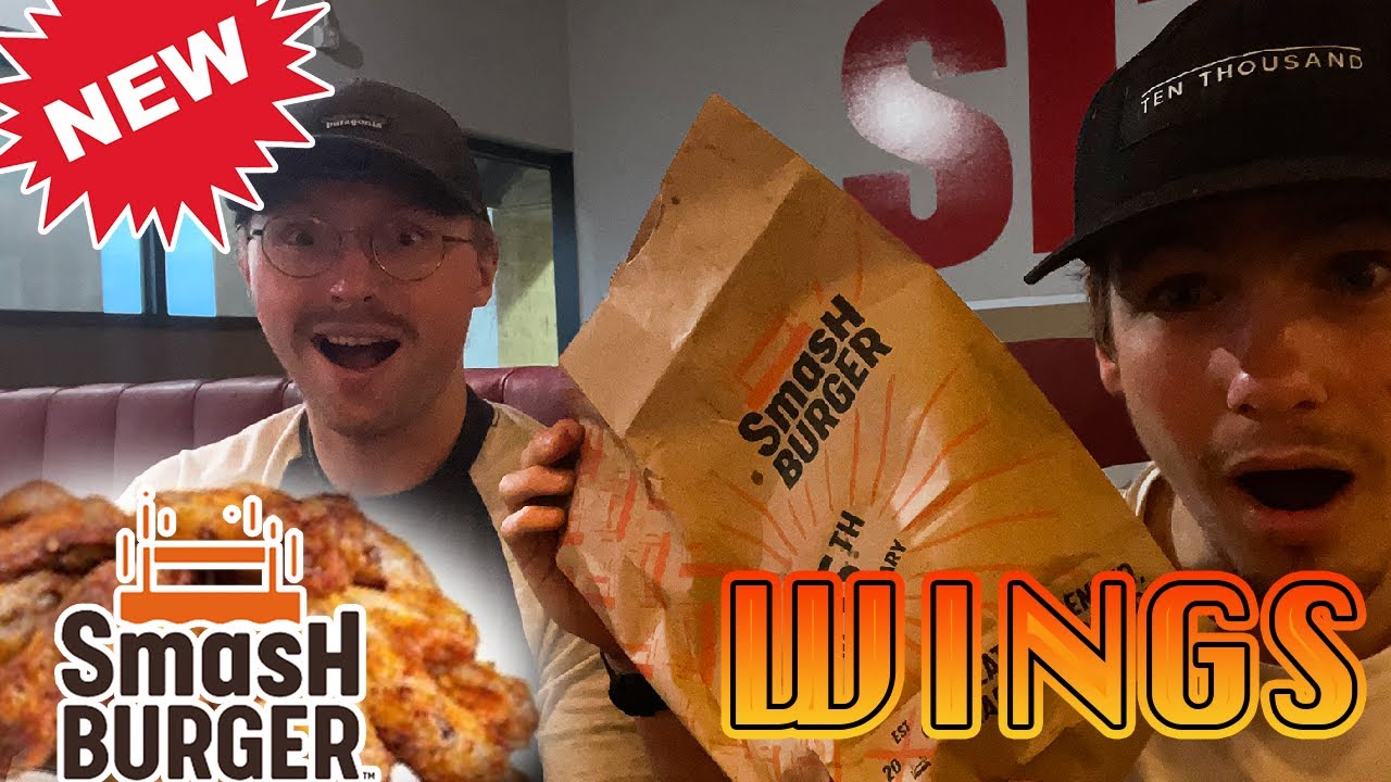 SMASHBURGER DOES WINGS?! New Fast Food REVIEW! Better Than BDUBS