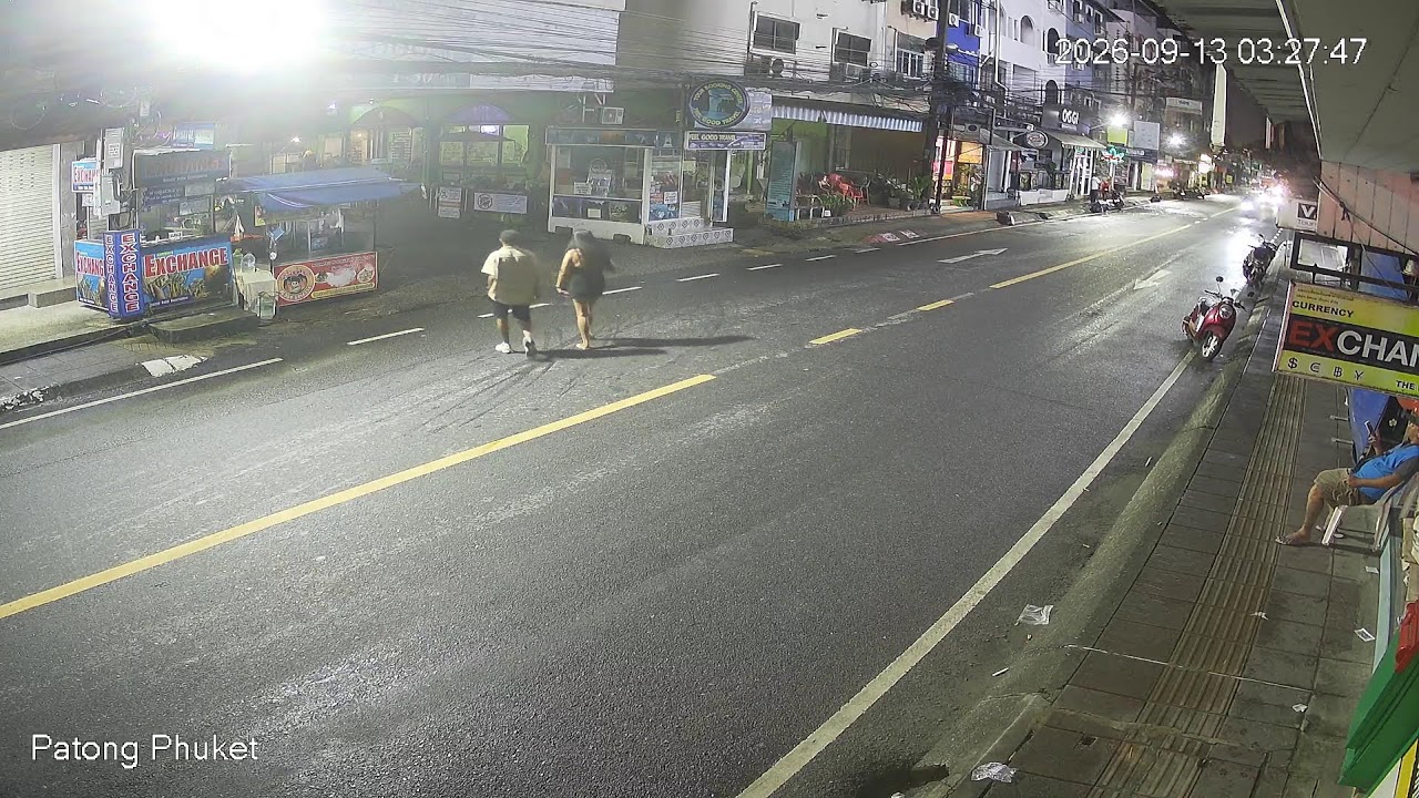 Live camera view of Patong Beach in Phuket, Thailand