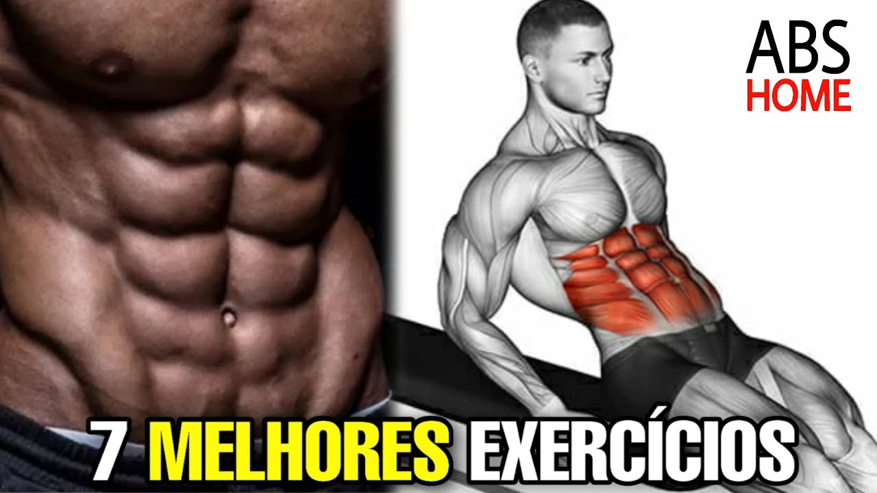 7 MELHORES EXERCÍCIOS PARA TRINCAR o abdômen - da para fazer em