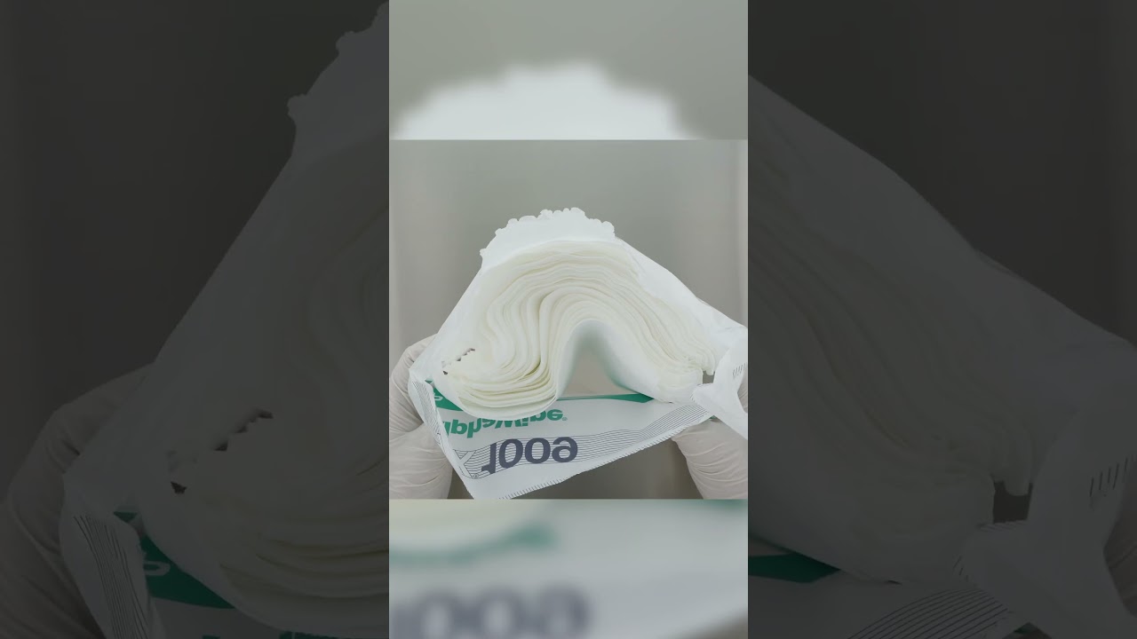 Cleanroom wiping done right. Texwipe AlphaWipe TX1009. Visit www.SOSCleanroom.com   