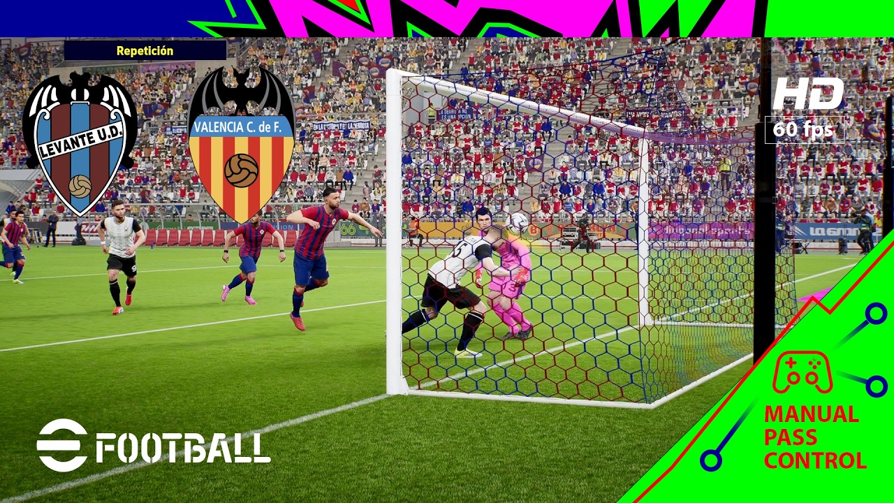 Levante - Valencia  Serie A | PC [HD60] eFootball New Gameplay