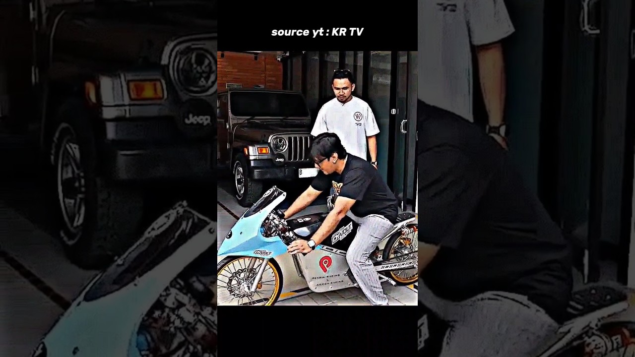 Ketika Andre Taulany Nyobain Motor Drag Listrik Kenceng Banget Cuy  