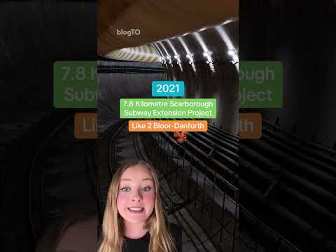 Record-breaking mega-tunnel for Toronto subway extension is over halfway done