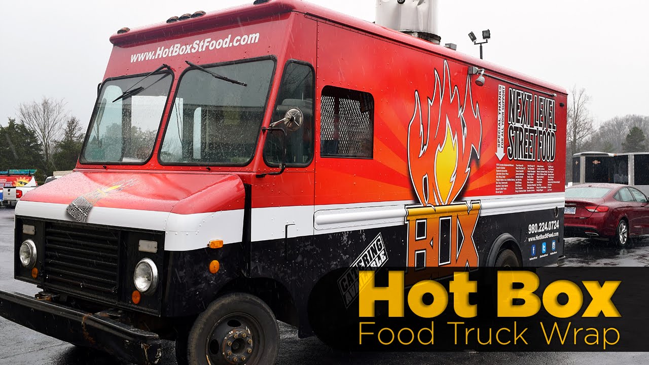 Hot Box Food Truck Wrap - YouTube