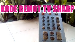 Complete Sharp TV Remote Codes and How to Set Them