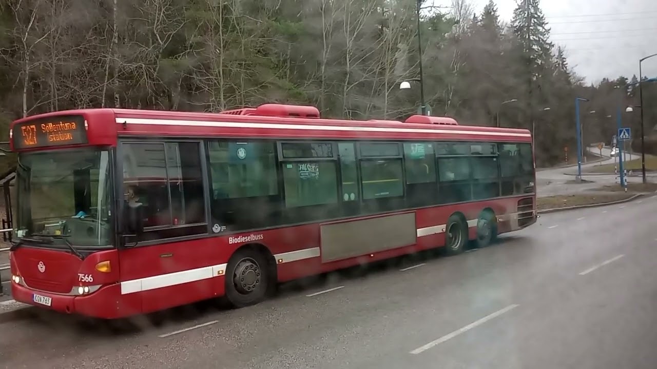 Buss 527 från Sollentuna Station till Vaxmora