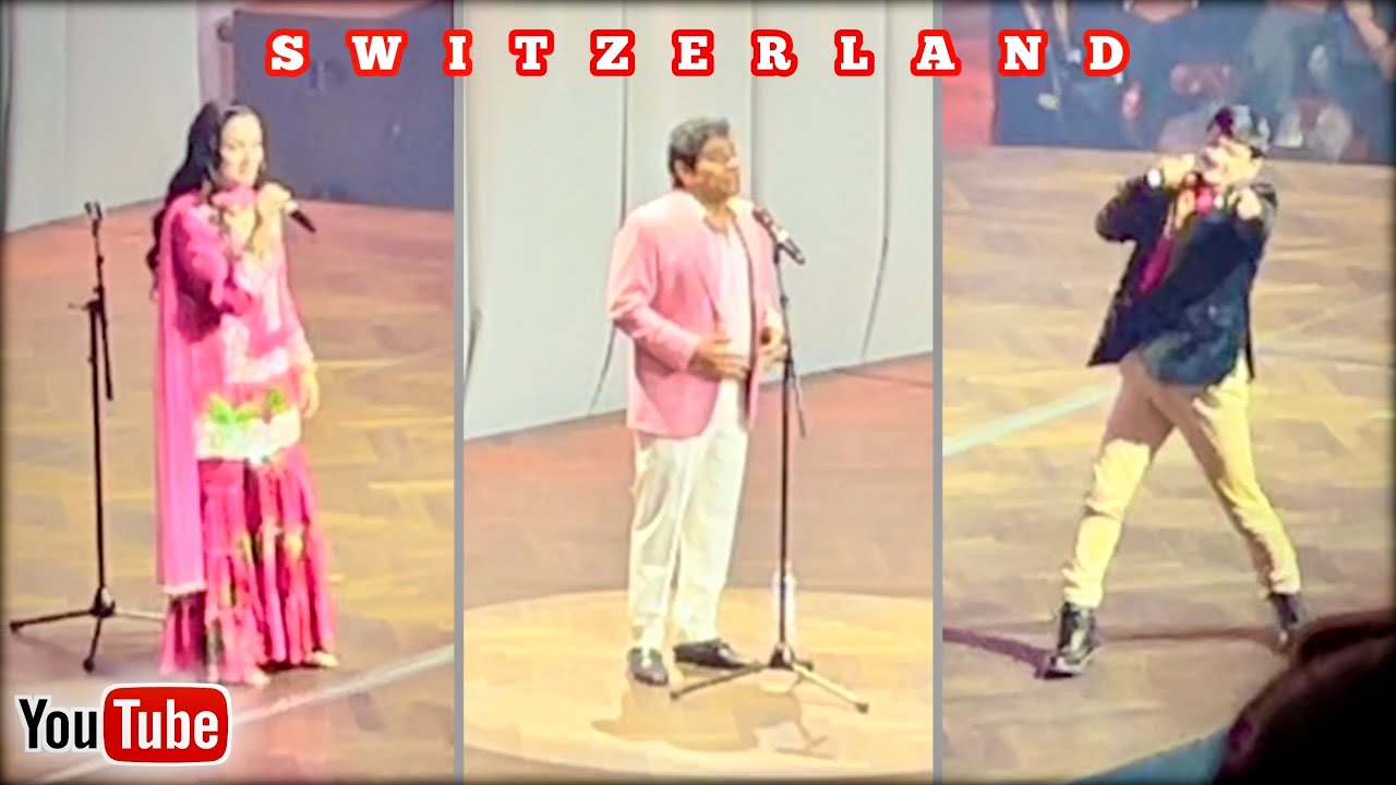 Bollywood Icons at Aggarwal Event in Switzerland Johnny Lever, Padmini Kolhapure, Kishore Bhanushali