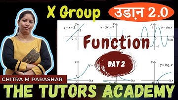 Function - Day 2 | Maths For Airforce X Group Playlist | Chitra M. Parashar | The Tutors Academy