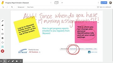 Progress Report Emails in Skyward