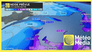 60 cm de neige aux portes du Quebec voyez les secteurs affectes chez nous