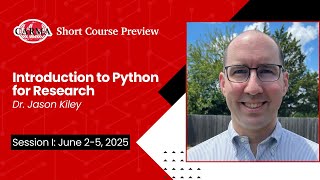 Introduction to Python for Research (Dr. Jason Kiley) Wealth