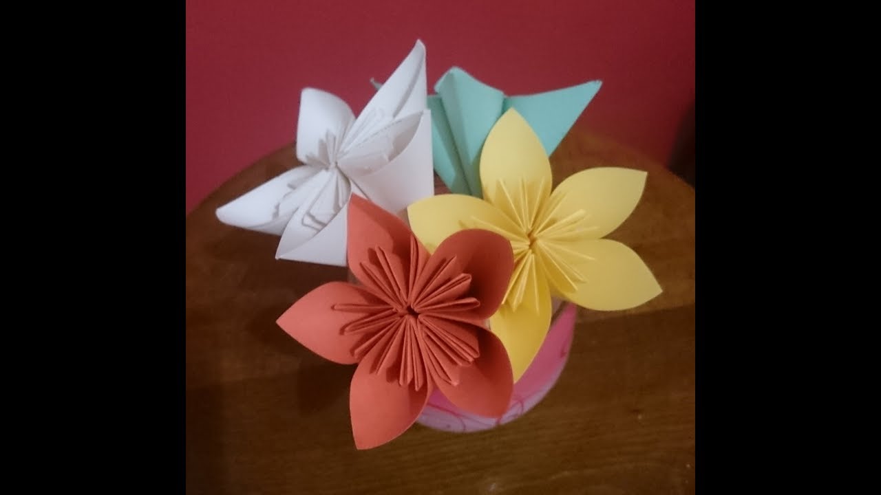 How To Make An Origami Flower