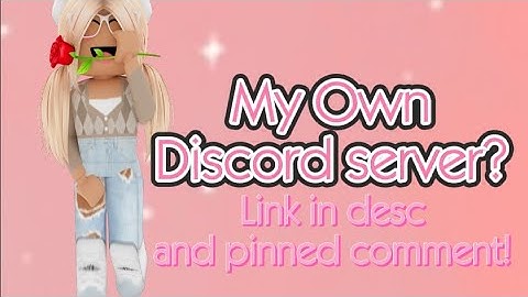 MY OWN DISCORD SERVER!?(Links in desc and pinned comment)